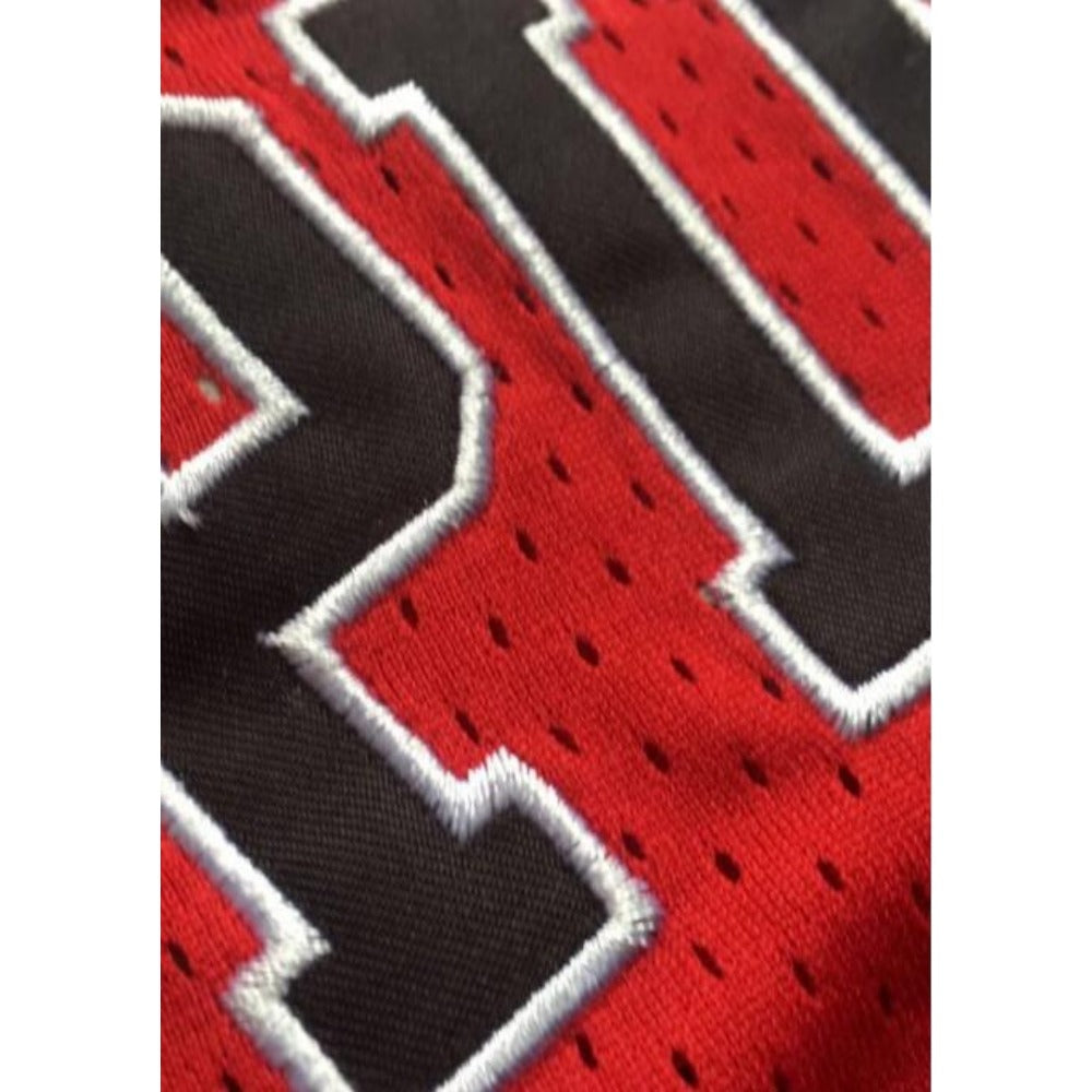 Premium Custom Embroidered Retro Swim man Chicago Basketball Jersey