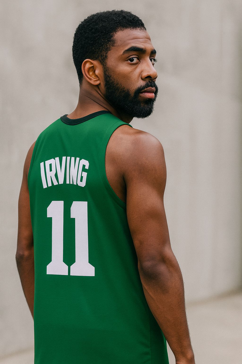 Kyrie Irving #11 St Patrick High School Basketball Jersey Green