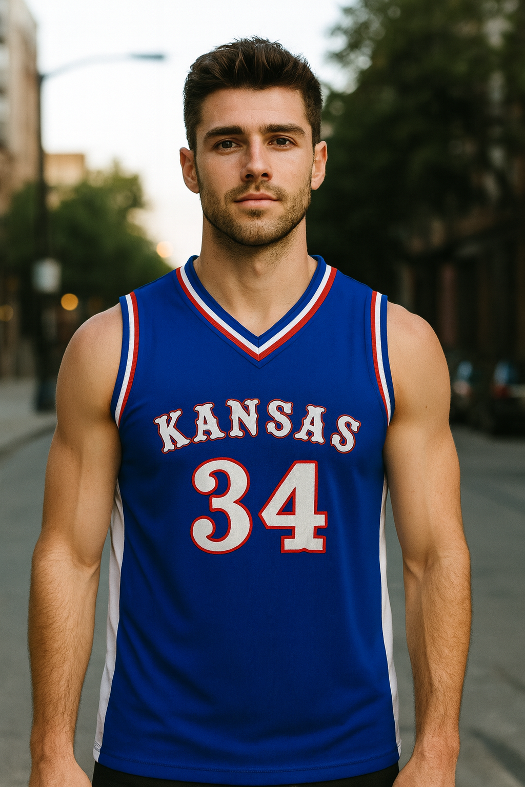 Paul Pierce #34 Kansas Jayhawks University Basketball Jersey