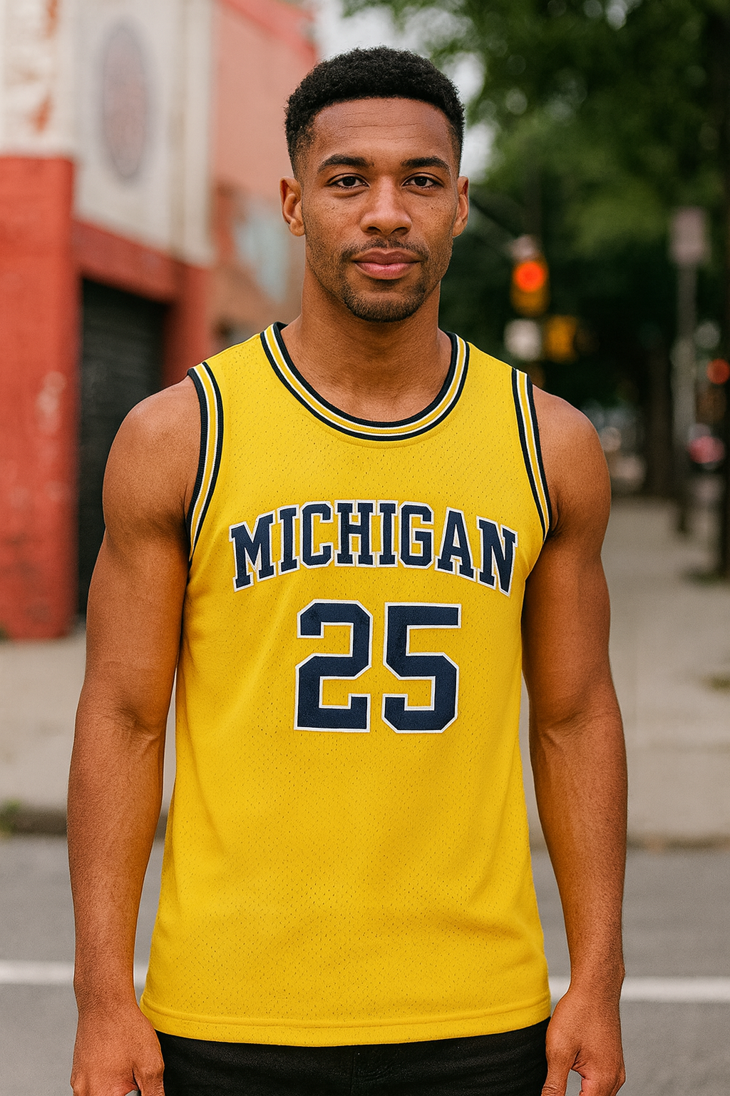 Retro Throwback Juwan Howard #25 Michigan Fab Five Basketball Jersey Two Colors