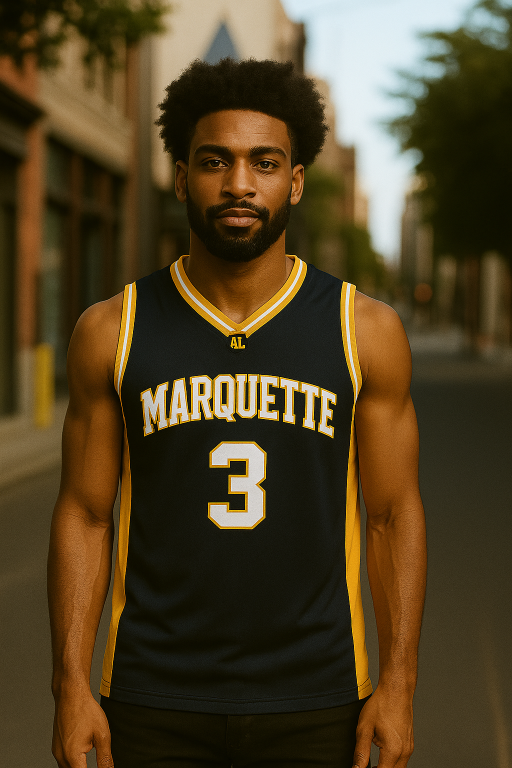 Dwyane Wade #3 Marquette Golden Eagles College Basketball Jersey