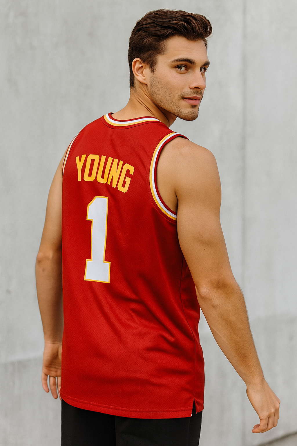 Retro Throwback Nick Young #1 USC Trojans College Basketball Jersey