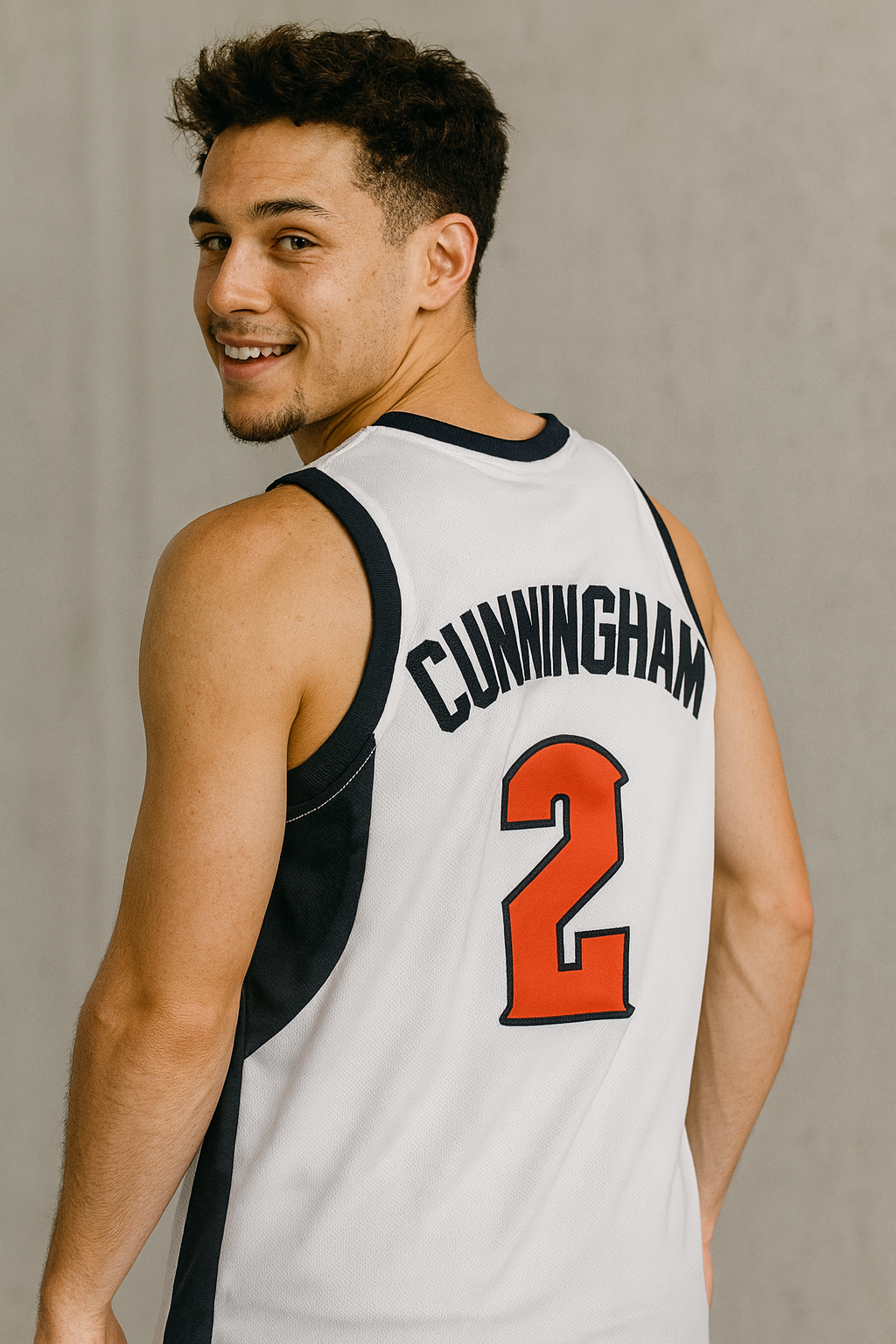 Cade Cunningham #2 Oklahoma State Basketball Jersey Throwback Jerseys -White throwbackcollection.com