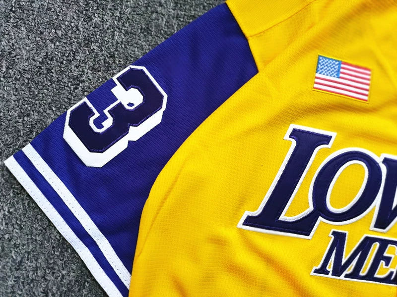 Men's Lower Merion Kobe Bryant #33 Baseball Jersey Embroidered Cardigan