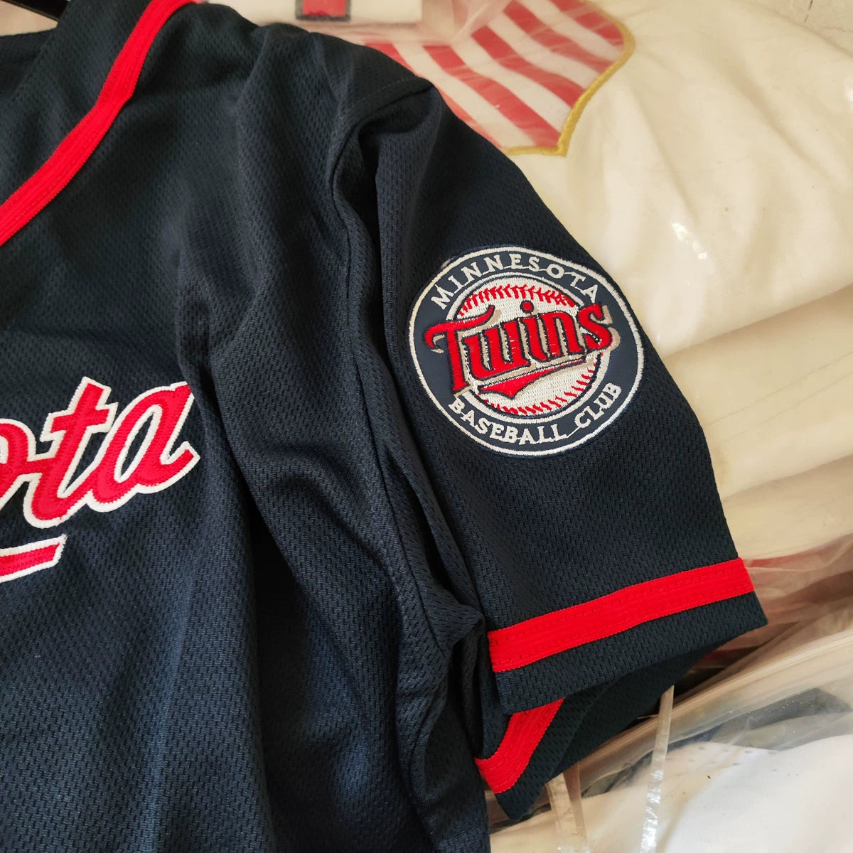 American Youth Baseball Jersey Short-sleeved Embroidered Hiphop Sports Top