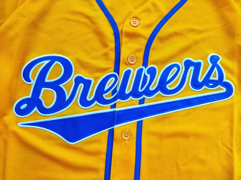 Vintage Milwaukee Brewers Jersey – Stitched Throwback Baseball Shirt