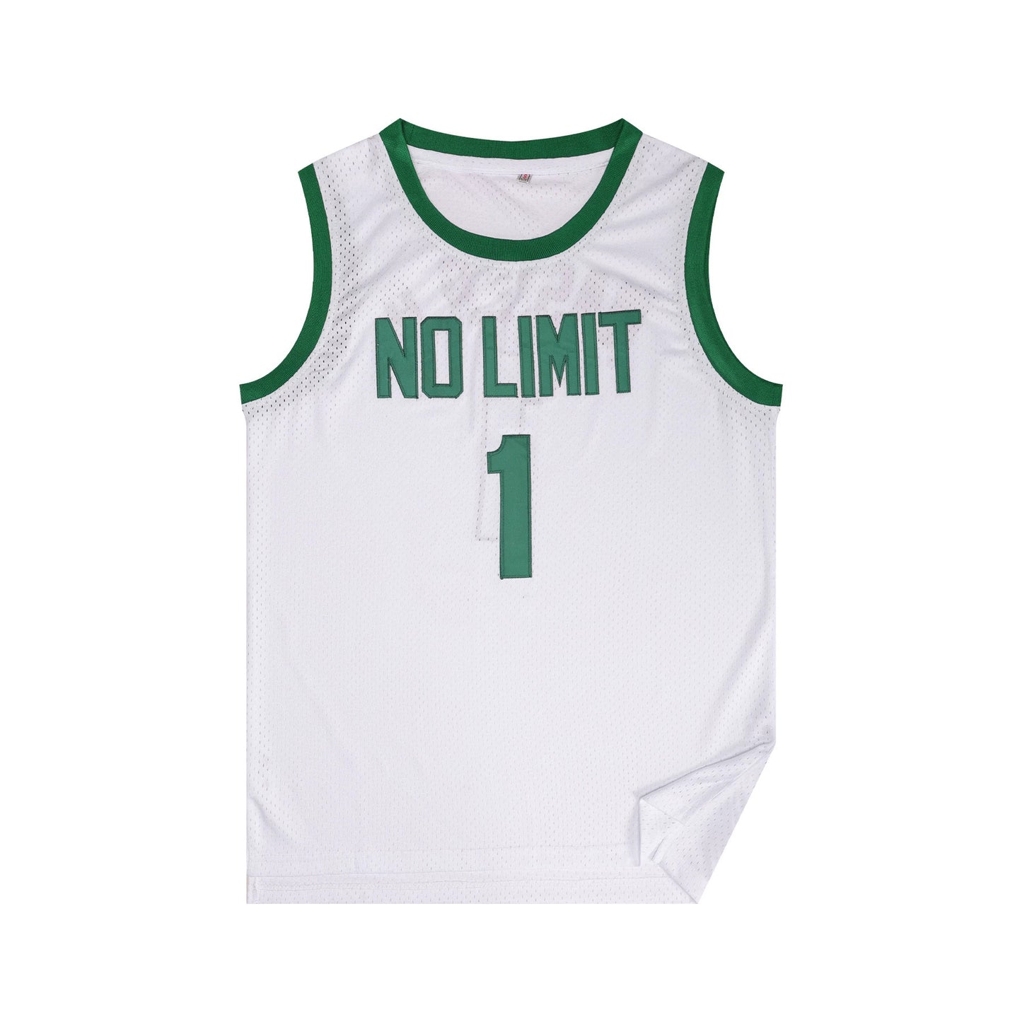 Master P #1 No Limit White Basketball Jersey – Stitched Retro Hip Hop Jersey