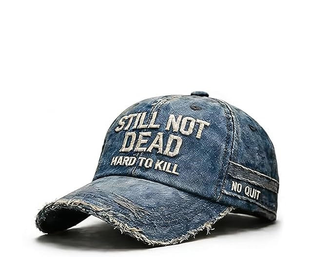 STILL NOT DEAD Embroidered Cotton Baseball Cap Vintage Washed Hat