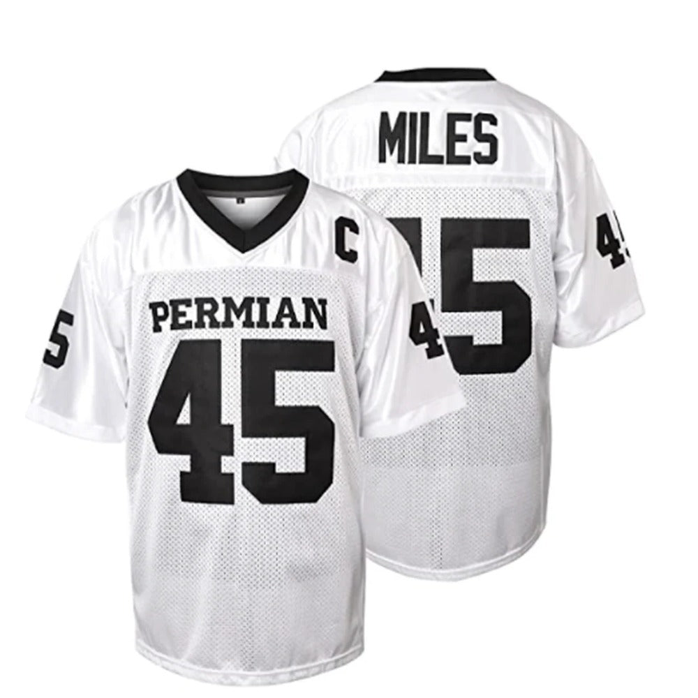 Boobie Miles #45 Friday Night Lights Football Jersey – White Version