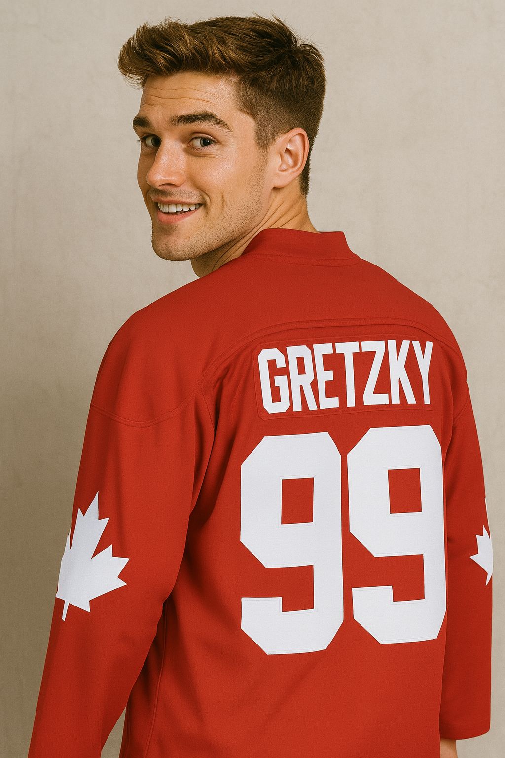 Wayne Gretzky #99 Team Canada Hockey jersey - Red
