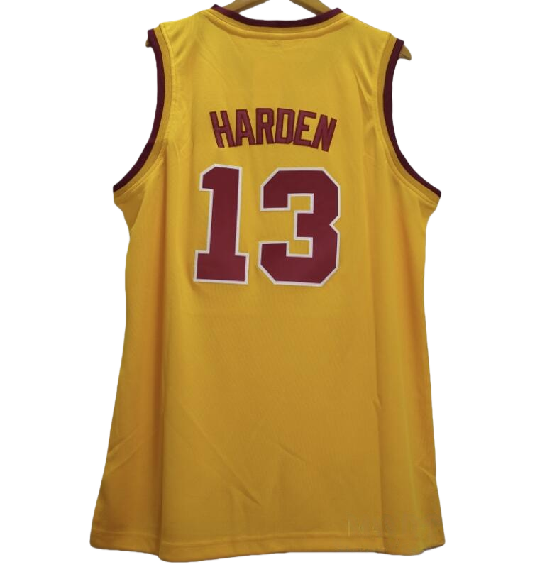 James Harden #13 Arizona State College Basketball Jersey Yellow
