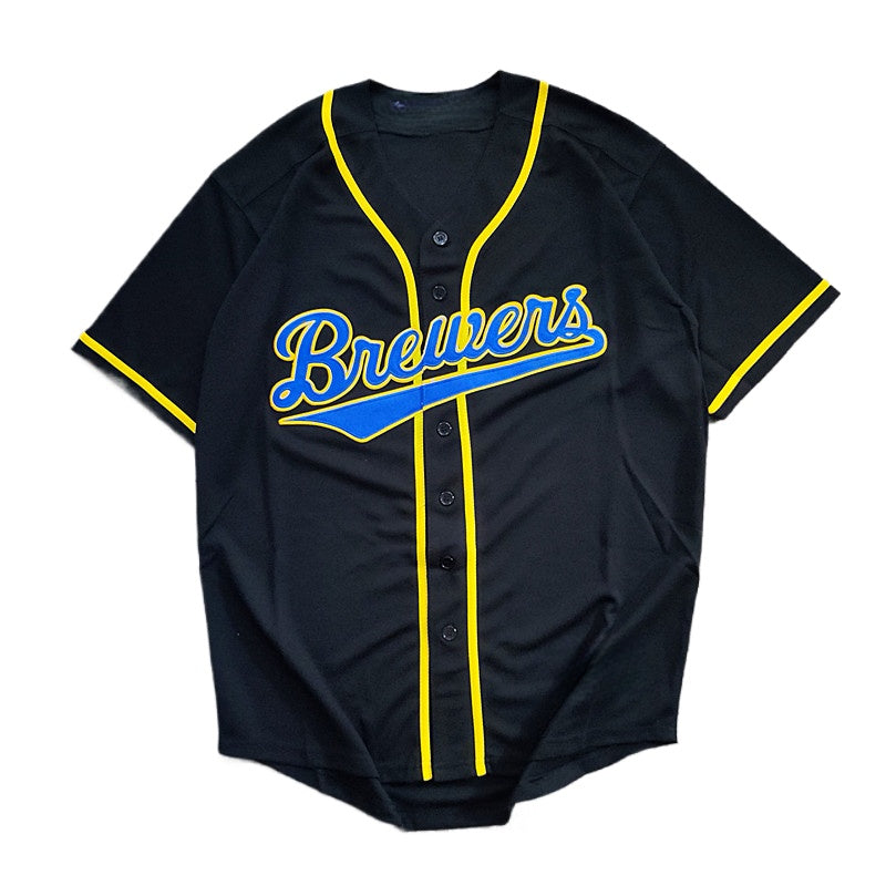 Vintage Milwaukee Brewers Jersey – Stitched Throwback Baseball Shirt