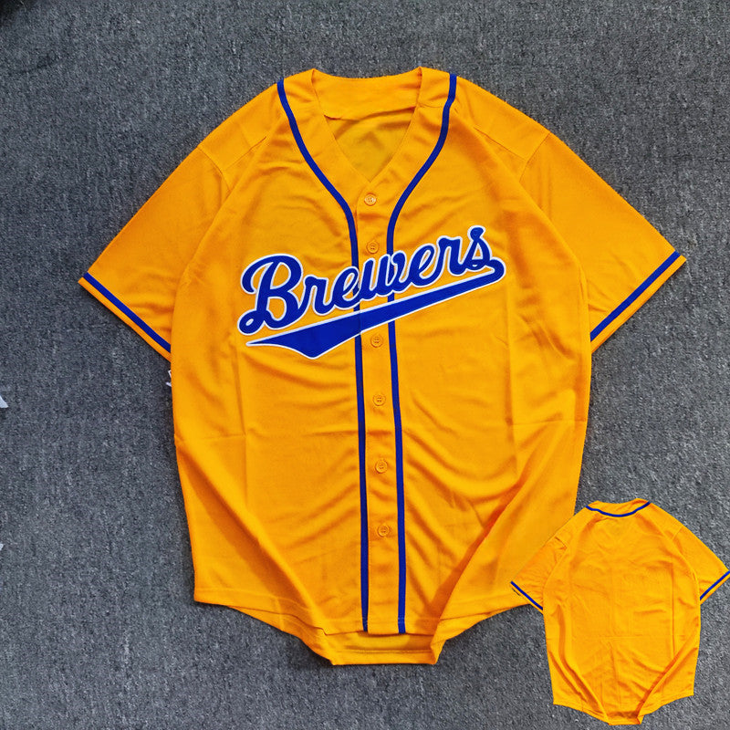 Vintage Milwaukee Brewers Jersey – Stitched Throwback Baseball Shirt