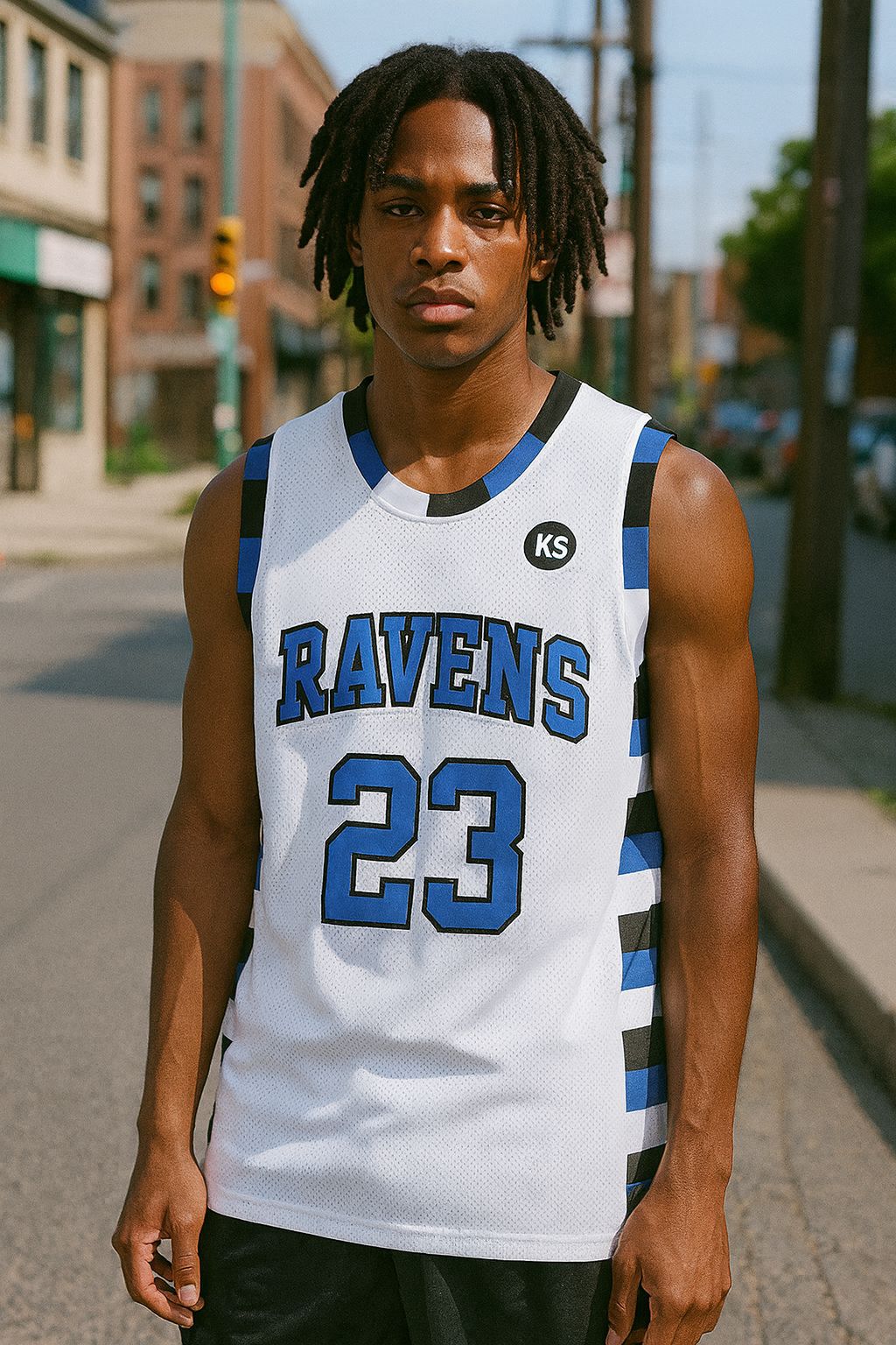 Nathan Scott #23 One Tree Hill Ravens Throwback Basketball Movie Jersey