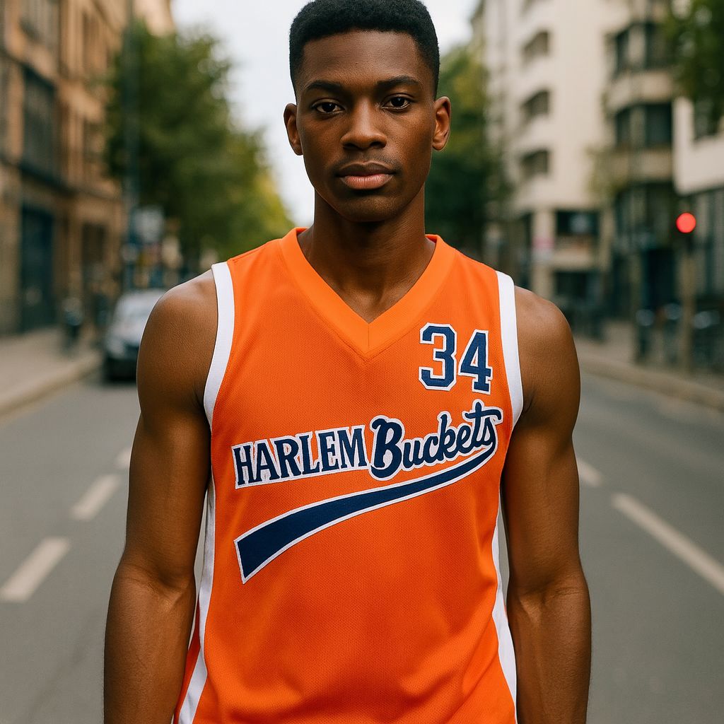 Uncle Drew #34 O’Neal Jersey – Harlem Buckets Stitched Throwback