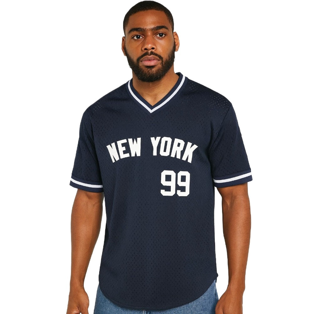 Classic New York #99 Football Jersey Mesh T-Shirt