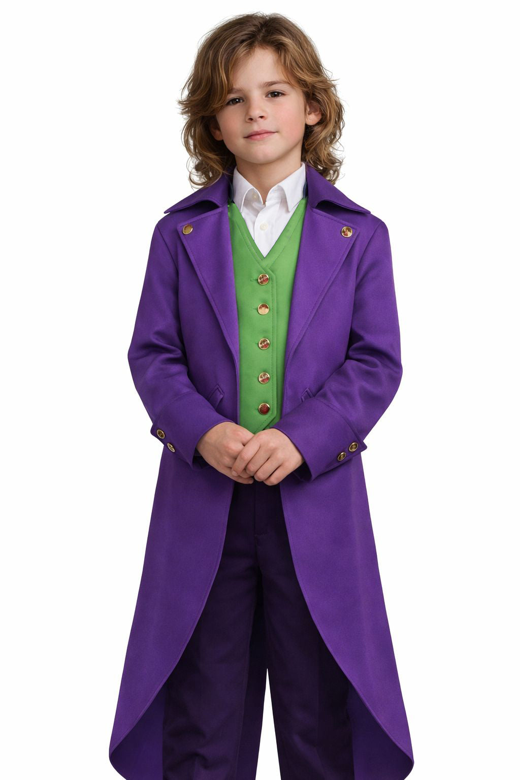 Step into the World of Punk Retro Elegance with our Medium Length Steampunk Tailcoat Jacket for Kids and Adults