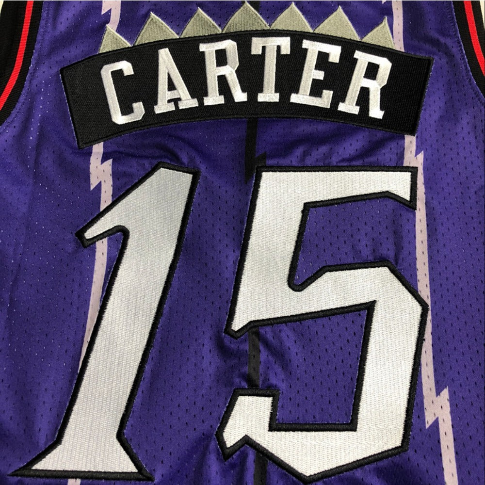 Premium Retro Throwback Embroidered Quality Basketball Jersey RAPTORS Vince Carter #15 Limited Edition