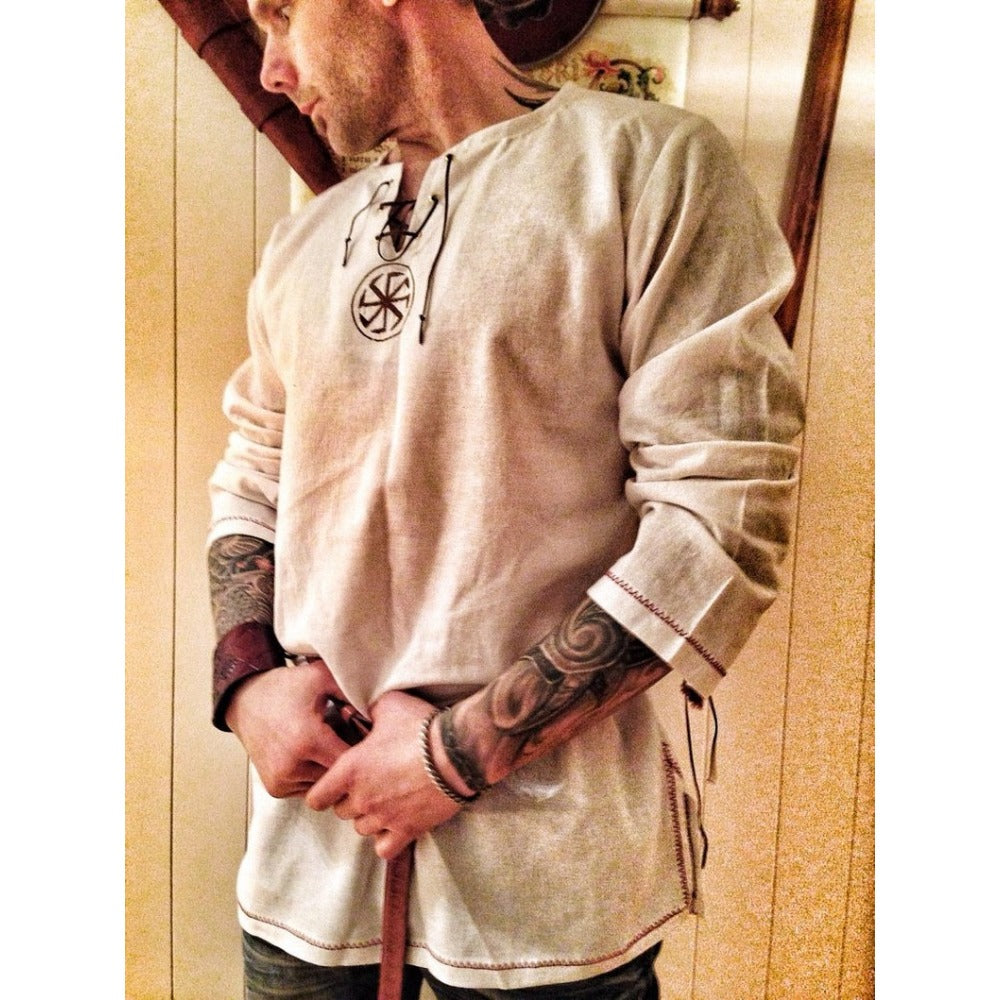 LARP Tunic Medieval Faire Viking Warrior Outfit Knight Costume Crusader Templar