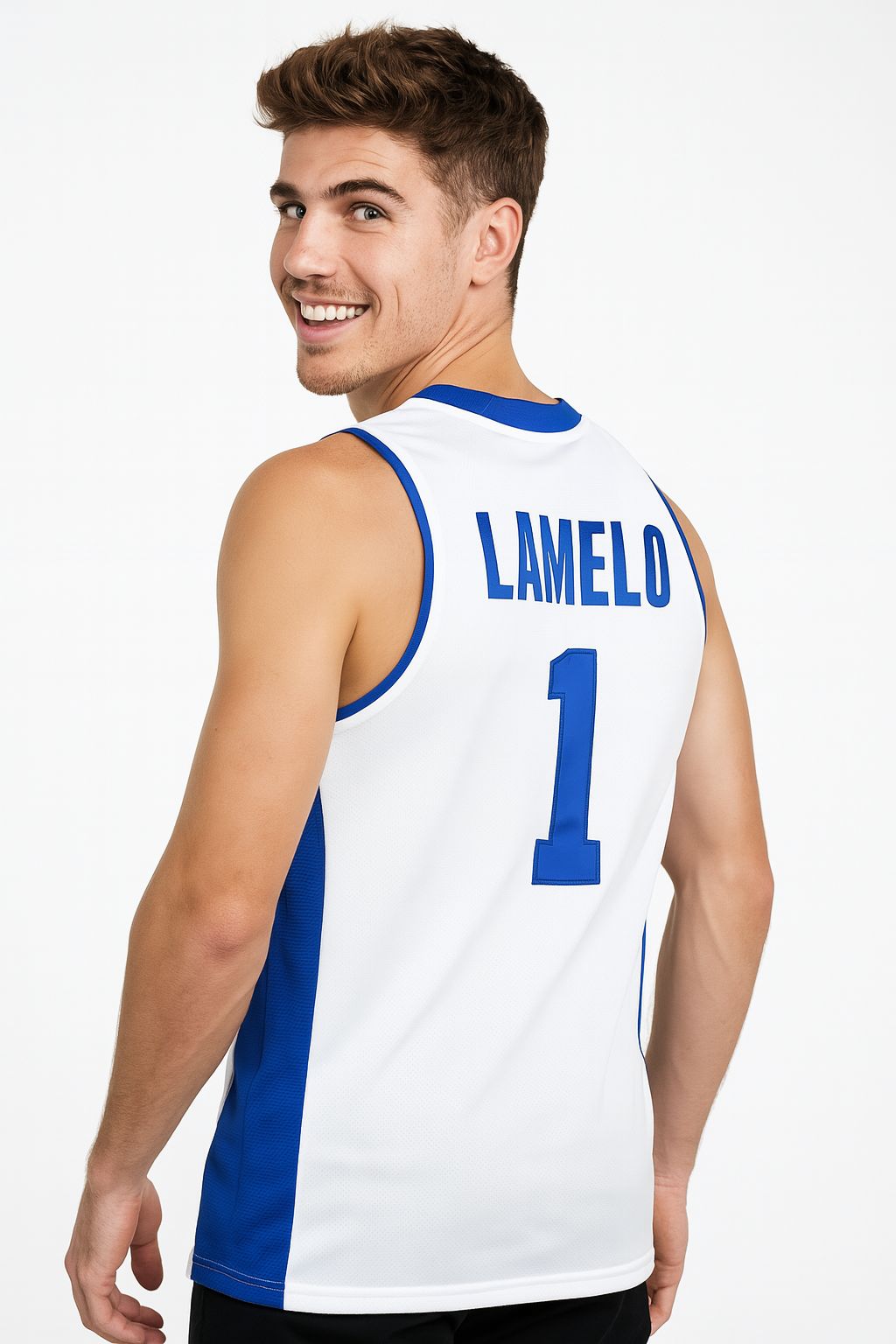 LaMelo Ball #1 LiAngelo Ball #3 Lithuania Vytautas Jersey Ball Brothers Throwback Jersey