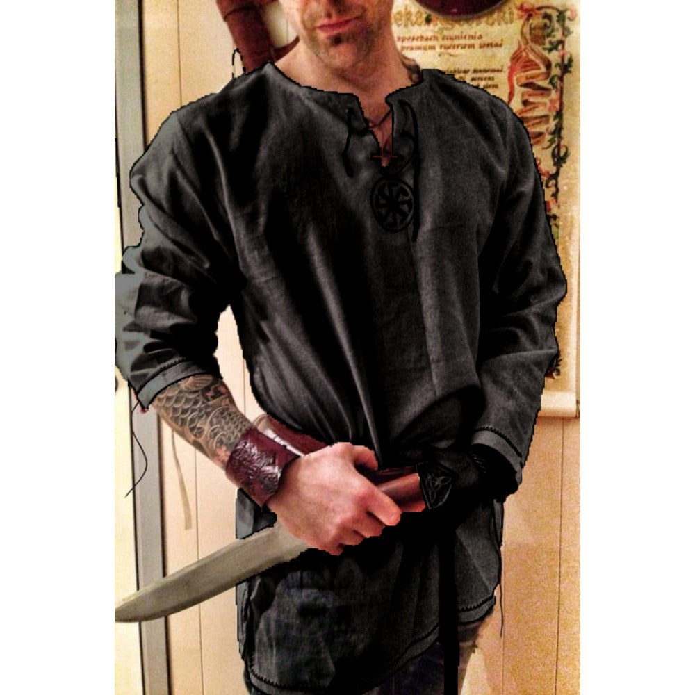 LARP Tunic Medieval Faire Viking Warrior Outfit Knight Costume Crusader Templar