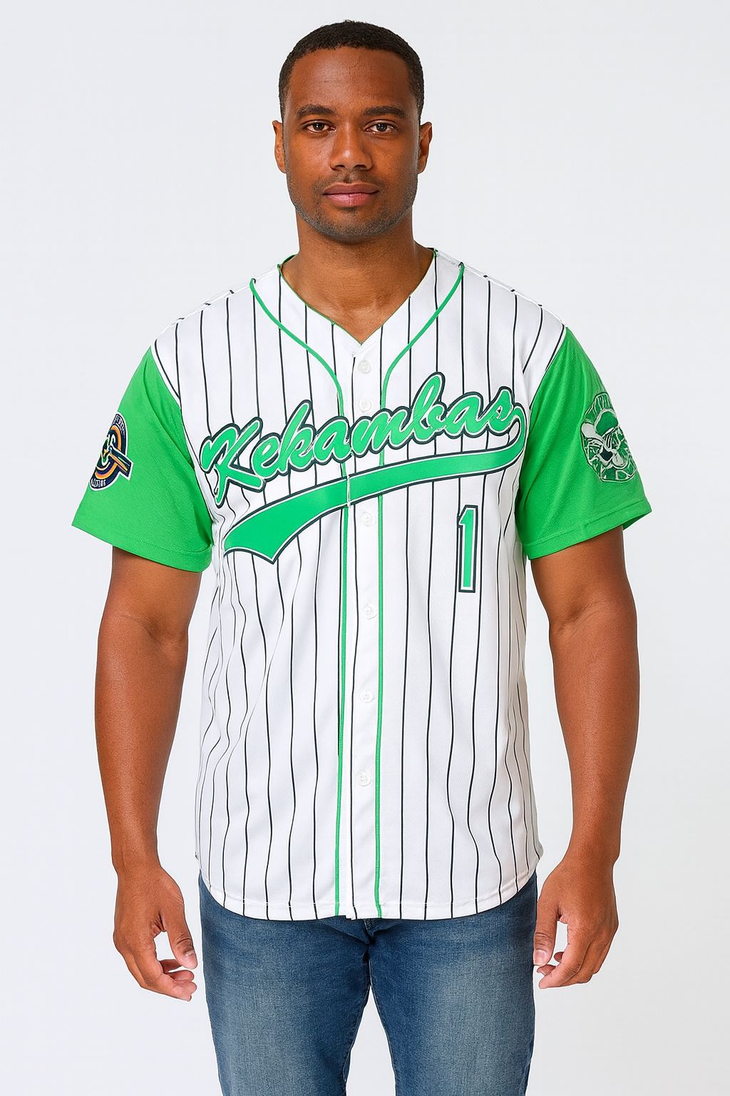 HARD BALL Movie Jerseys G-Baby #1 Kekambas Baseball Jersey