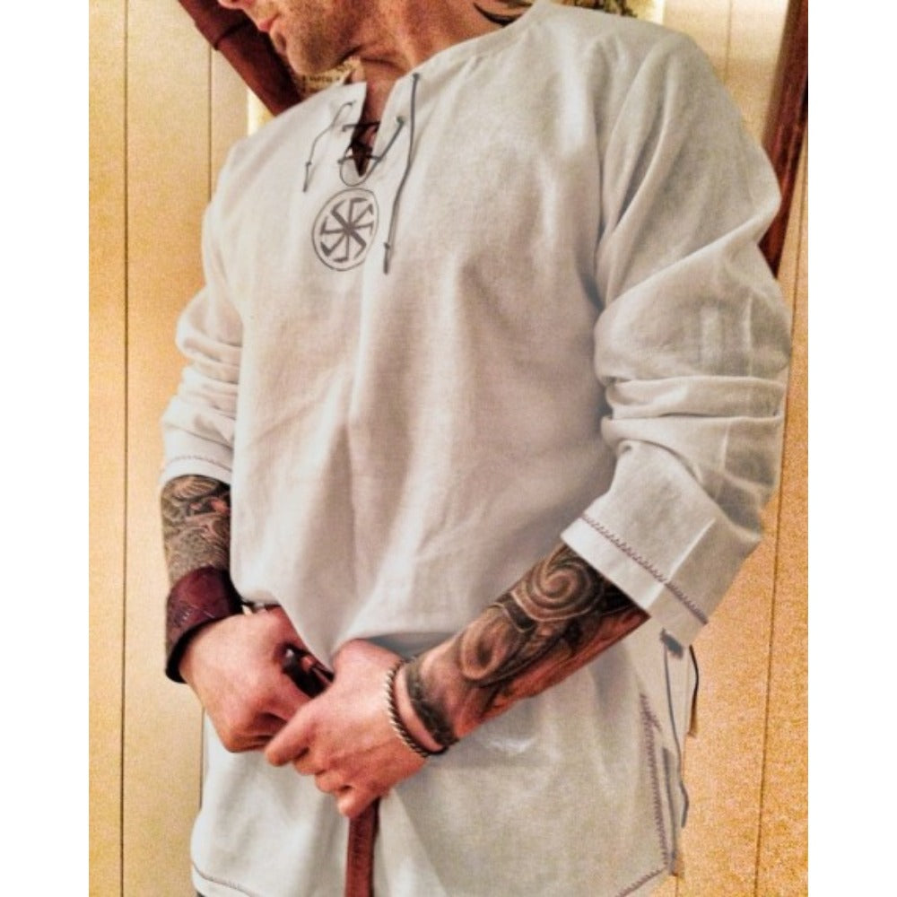 LARP Tunic Medieval Faire Viking Warrior Outfit Knight Costume Crusader Templar