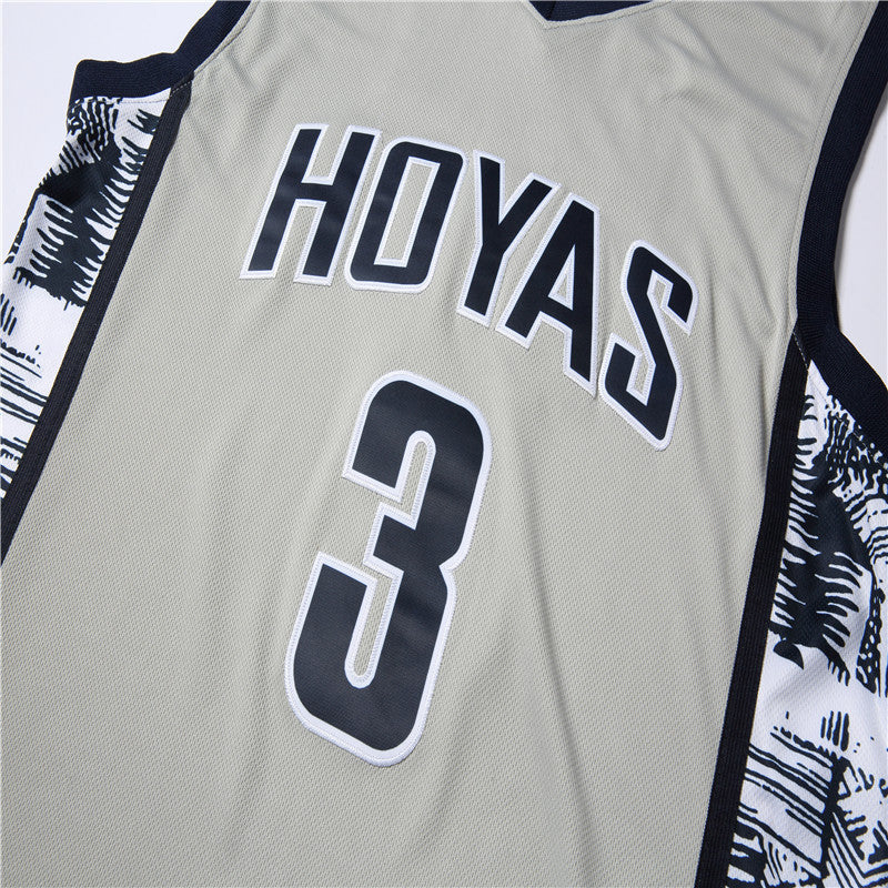 Hoyas Allen Iverson #3 Georgetown University Basketball Jersey