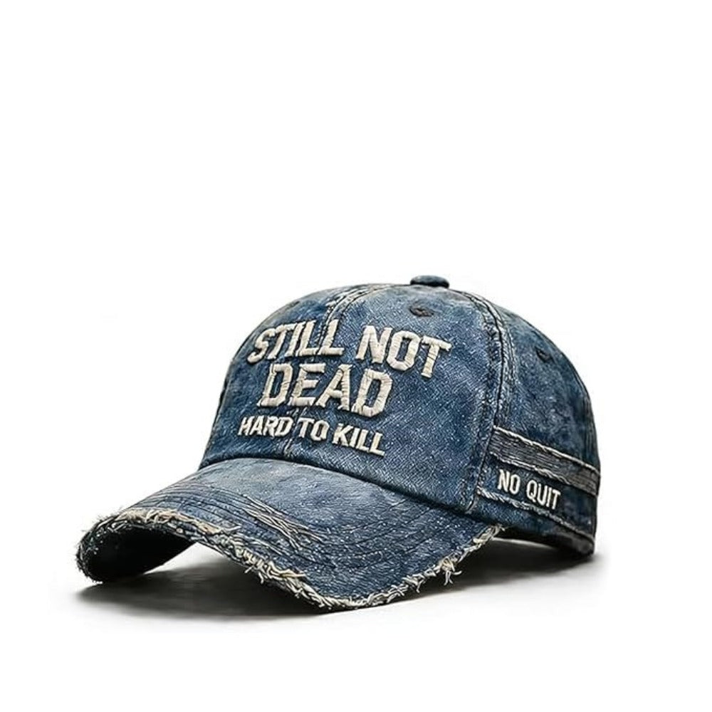 STILL NOT DEAD Embroidered Cotton Baseball Cap Vintage Washed Hat
