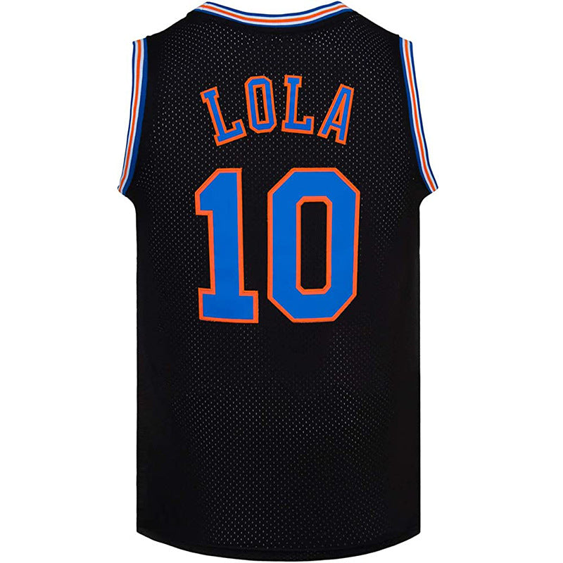 Kids Space Jam Black Basketball Jersey – Jordan, Lola, Bugs, Taz & Tweety