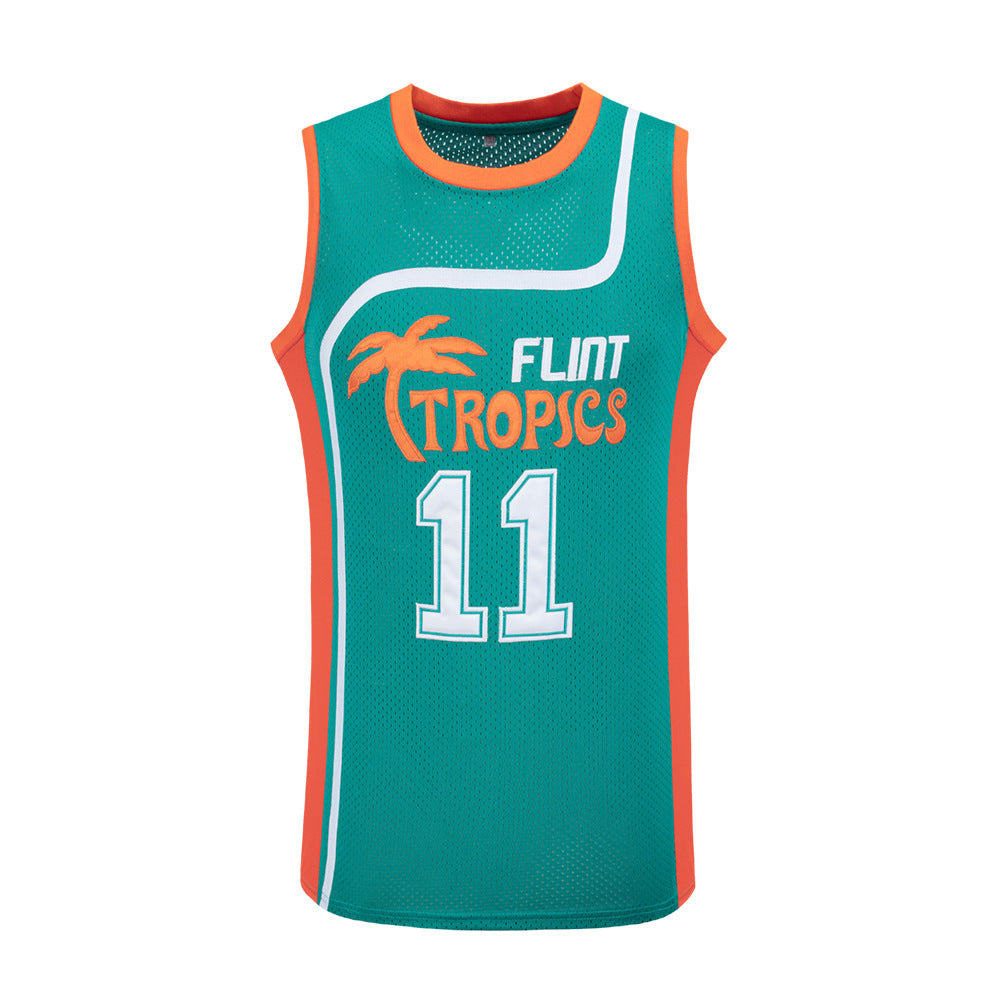 Semi-Pro Monix #11 Flint Tropics Basketball Jersey