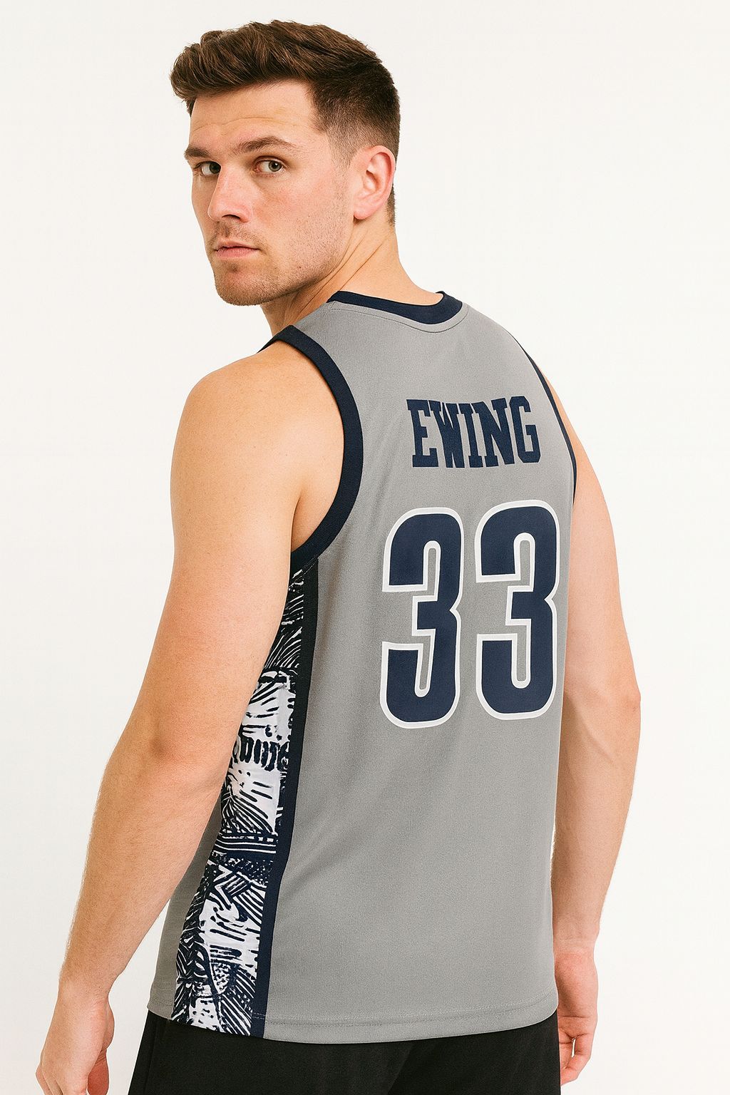 Hoyas Ewing #33 University of Georgetown Basketball Jersey