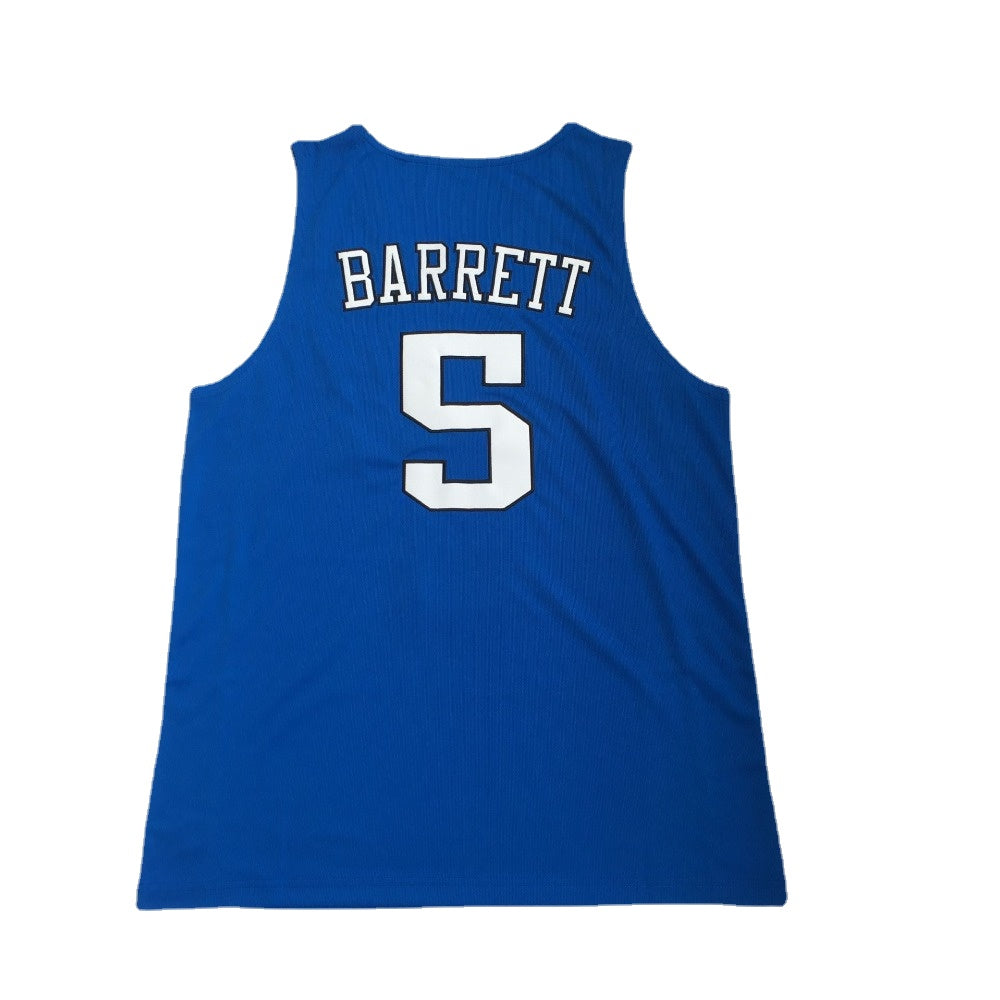 R.J. Barrett #5 Duke College Basketball Jersey -Blue