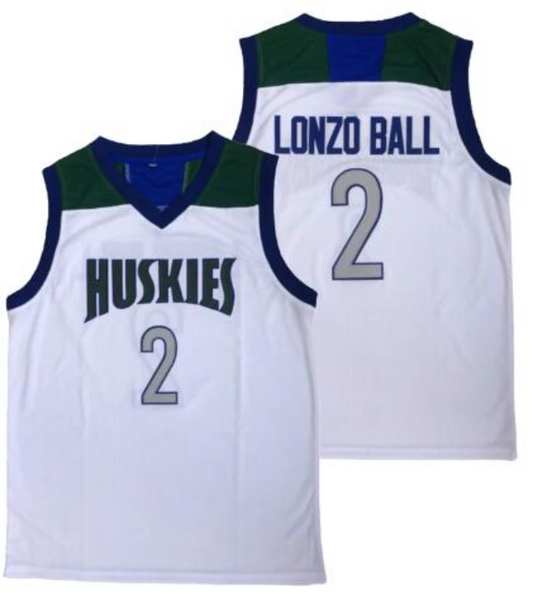  Lonzo Ball #2 Chino Hills High School Basketball Jersey 
