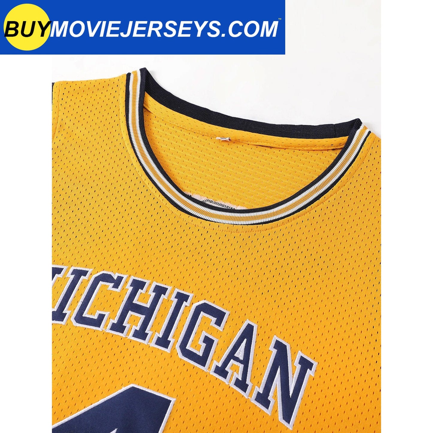Retro Vintage Throwback Chris Webber #4 Michigan Basketball Jersey College Two Colors