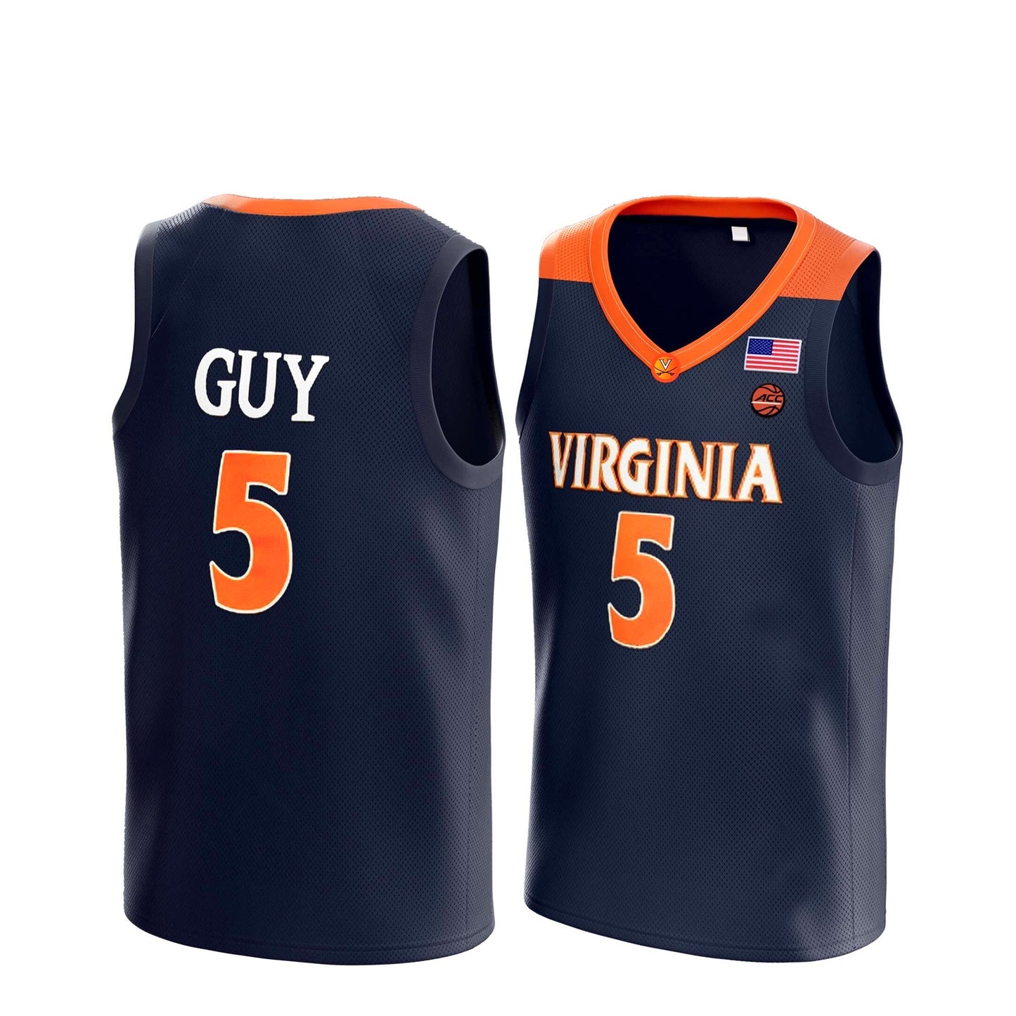 Virginia Cavaliers Kyle Guy #5 2019 Basketball Jersey Blue