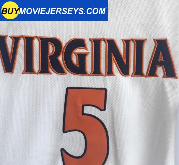 Virginia Cavaliers Kyle Guy  #5 2019 Basketball Jersey White