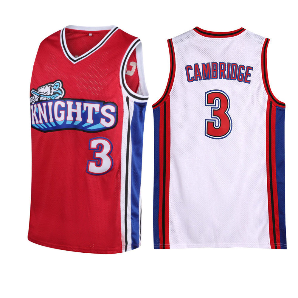 Like Mike Knights Basketball Calvin Cambridge #3 Basketball Movie Jersey-buymoviejerseys.com
