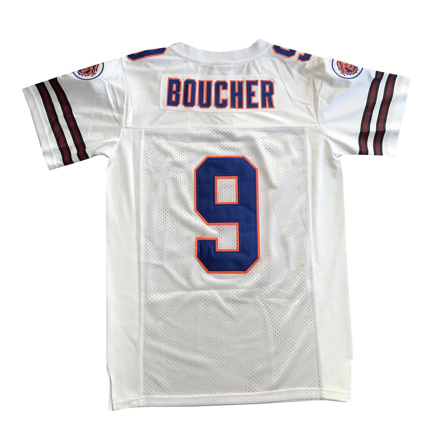 The Waterboy Movie Muddogs Bobby Boucher Jersey #9 White Color