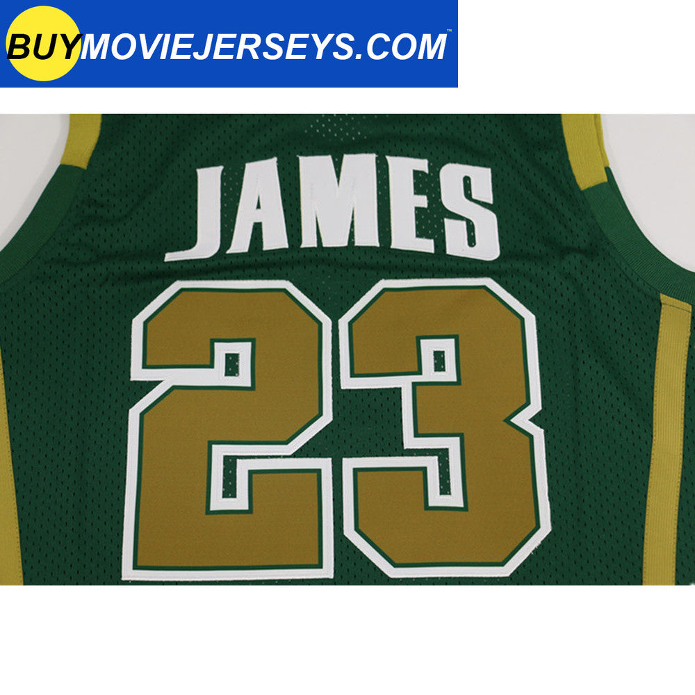 Lebron James #23 High School Jersey - Irish Basketball Jersey