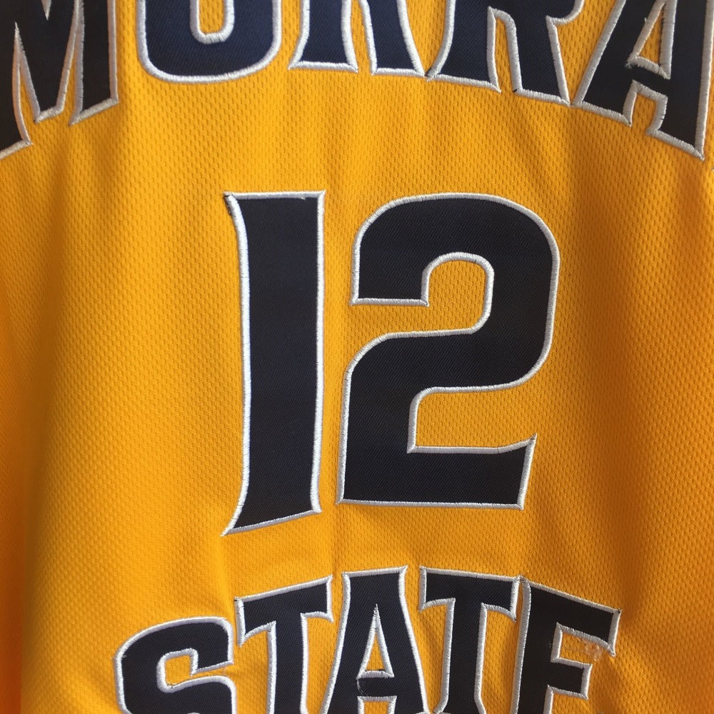Ja Morant #12 Murray State Basketball Jersey – Yellow / White / Dark Blue (3 Colors)