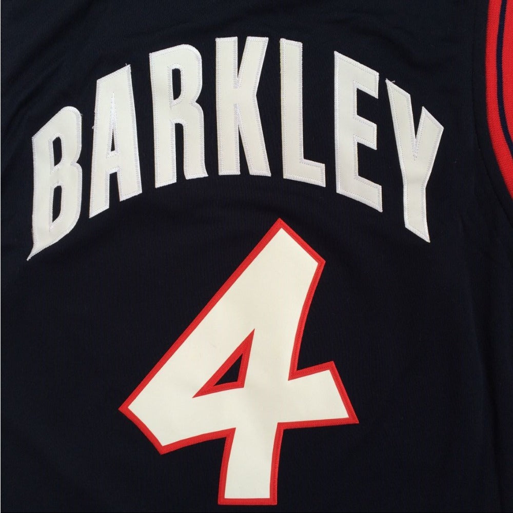Charles Barkley #4 USA Dream Team Basketball Jersey Dark Blue