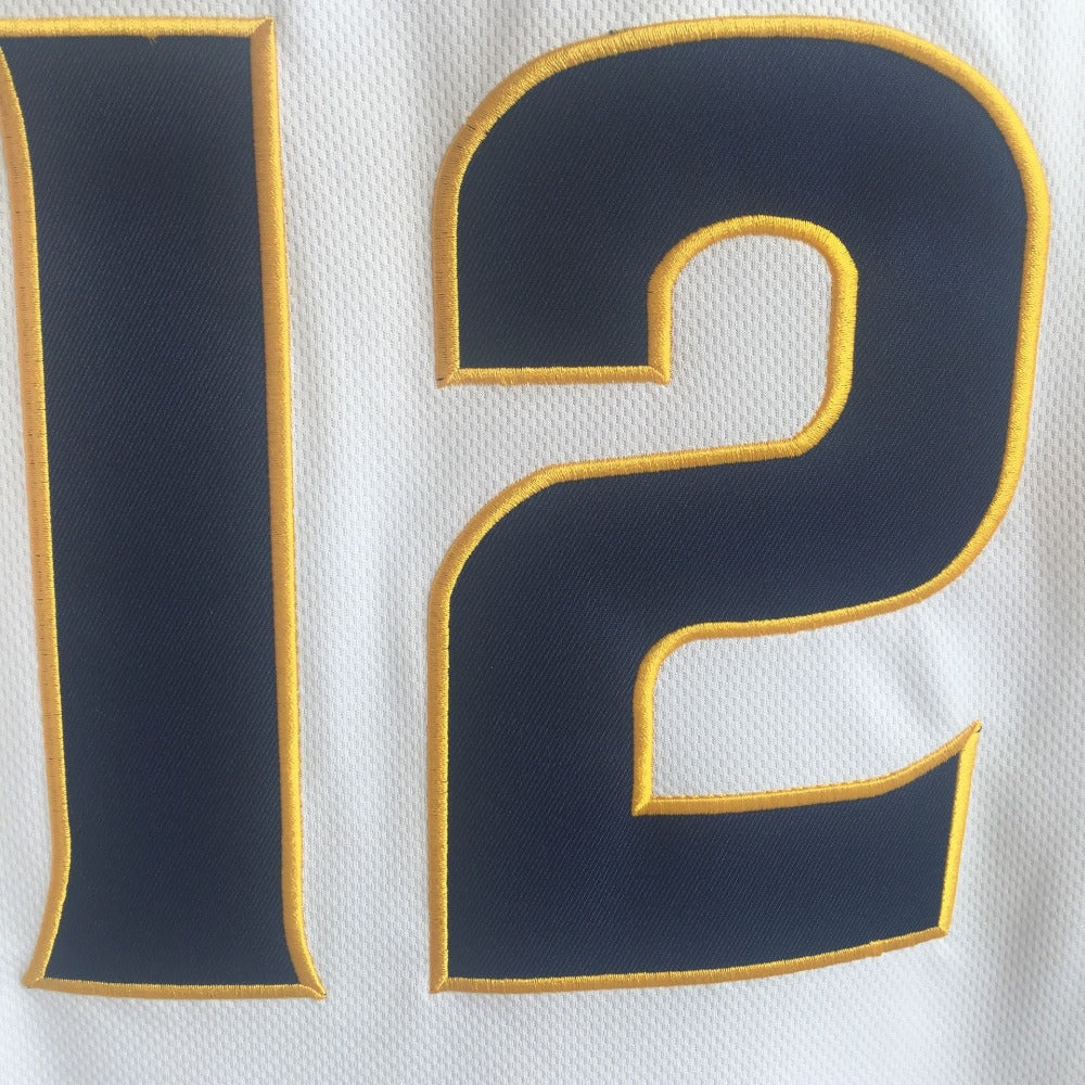 Ja Morant #12 Murray State Basketball Jersey – Yellow / White / Dark Blue (3 Colors)