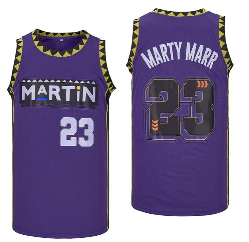 Marty Mar #23 Jersey – Martin 1992 TV Show Basketball Throwback